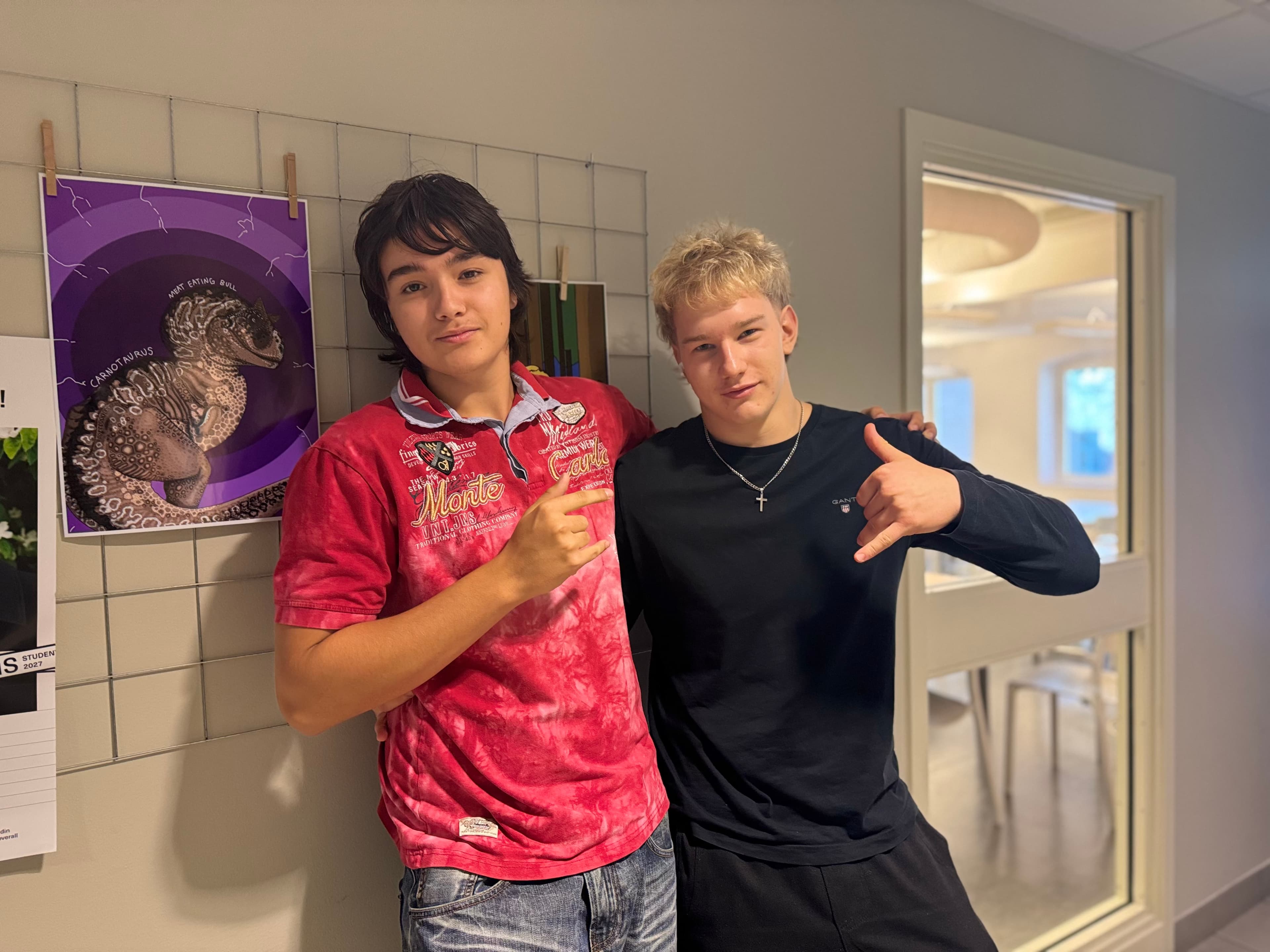 Patrick Sava och Adian Hipsz, laget bakom Pluggkompis
